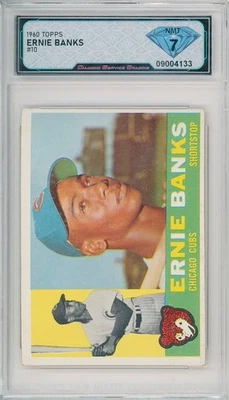 Ernie Banks 1960 Topps #10 💎 DSG 7 casi nuevo Foto 1 de 2