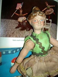 Schoenhut Humpty Dumpty Circus, originally dressed Lady Acrobat Rider toy figure - Picture 1 of 24