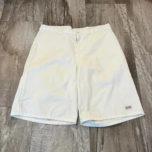 Vintage Dickies Baggy Skater Work Shorts White Painter Work Wear Size 40 - Picture 1 of 6