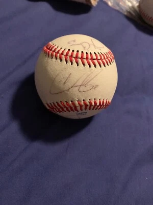 克里斯·阿彻 杰克·奥多里齐 签名 棒球 签名 非常好! — 第 1/4 张图片