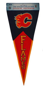 Calgary Flames NHL GIANT SIZE 17x40 Classic Wool Pennant (check it out)