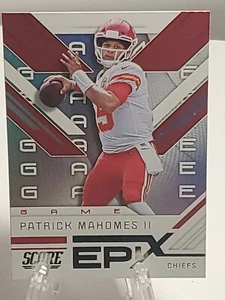 Patrick Mahomes 2019 Score EPIX GAME # EG-3 Kansas City Chiefs  - Picture 1 of 2