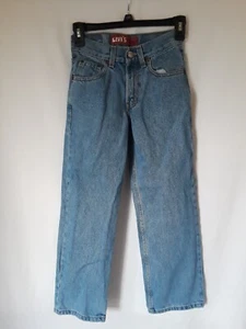 Levi’s 550 Boy's Jeans Blue Size 10 Slim Classic Straight Leg Cotton 24" Denim - Picture 1 of 11