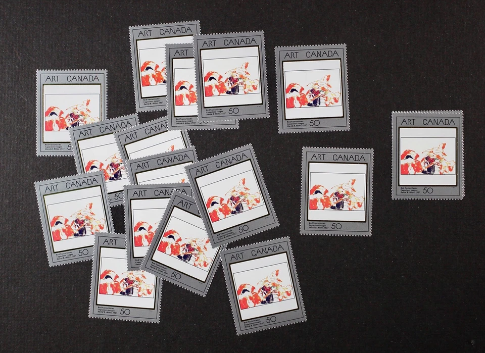 CANADA 1992 #1419, 50c ART, Red Nasturtiums Wholesale x 15 stamps MNH Face $7.50 - Image 1 of 1