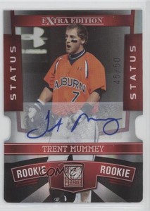 2010 Donruss Elite Extra Edition /50 Trent Mummey #149 Auto