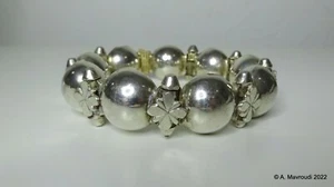 Ethnic Silver Bracelet South Indian Fabulous Good Old Solid Silver Anklet - Picture 1 of 10