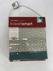 Kravet Smart Textures Lagoon Fabric Upholstery Sample Swatch Book #1649 - Picture 1 of 8