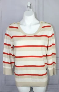 Suéter ligero a rayas XL Banana Republic para mujer nuevo - Imagen 1 de 4