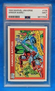 1990 Marvel Universe # 108 Armor Wars 1 PSA 9 MINT # 96117004 - Bild 1 von 2