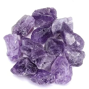 Bulk Amethyst Healing Crystals Rough Stones Large 1" Natural Raw for Reiki Wicca - Picture 1 of 31