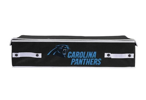 NFL Carolina Panthers  Large Under bed Storage Bin Franklin SEALED! Cover