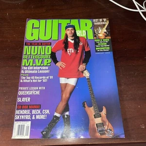 Guitar World Jan 1992 Featuring Extreme's Nuno Bettancourt - Imagen 1 de 5