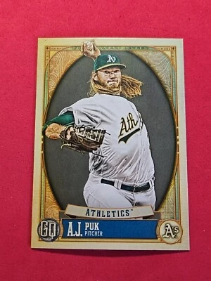 2021 A. J. Puk Topps Gypsy Queen #183 - Image 1 of 2