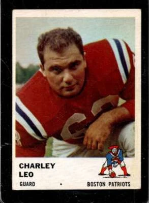 1961 FLEER #181 CHARLEY LEO VG+ PATRIOTS *X55863 - Image 1 of 2