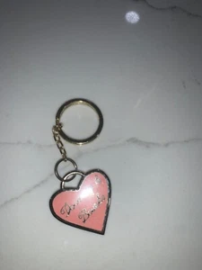 Vintage DOONEY & BOURKE PINK HEART Shape Keychain - Picture 1 of 2