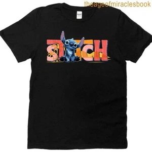 Disney Lilo Stitch Live-Action Film Stitch Name Logo T-Shirt - Bild 1 von 3