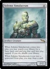 Solemn Simulacrum  Mirrodin MtG NM
