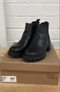 Steve Madden Black Howler - Größe 8,5 - Bild 1 von 9