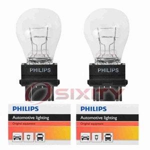 2 pc Philips Tail Light Bulbs for Ram 1500 1500 Classic 2500 3500 4000 wj - Picture 1 of 5
