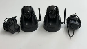 Used D-Link Pan & Tilt Wi-Fi Camera DCS-5029L, Black, PAIR OF 2, WITH AC ADAPTER - Picture 1 of 4