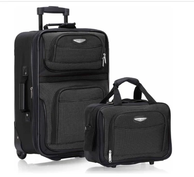 Equipaje vertical enrollable Travel Select Amsterdam expandible lado blando, juego de 2 piezas Foto 1 de 4