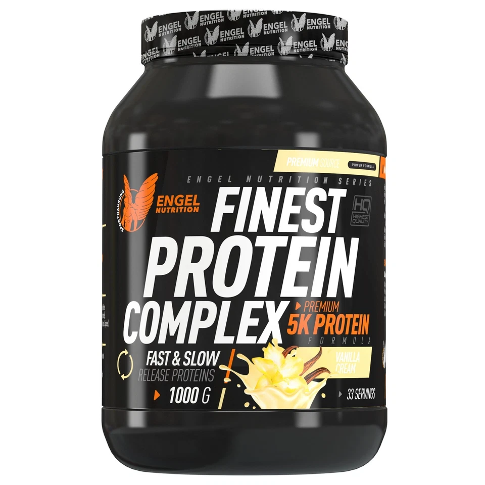 Engel Nutrition Finest Protein Complex – 5-Komp-Proteinformel & DigeZyme®, 1000g