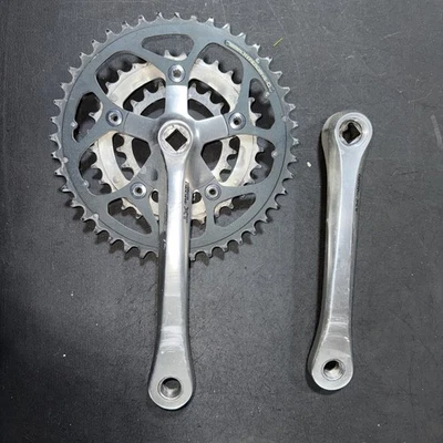 Juego de bielas vintage Shimano Deore XT FC-M737 175 mm 94 58 BCD triple años 90 MTB EN MUY BUENA CONDICIÓN Foto 1 de 4