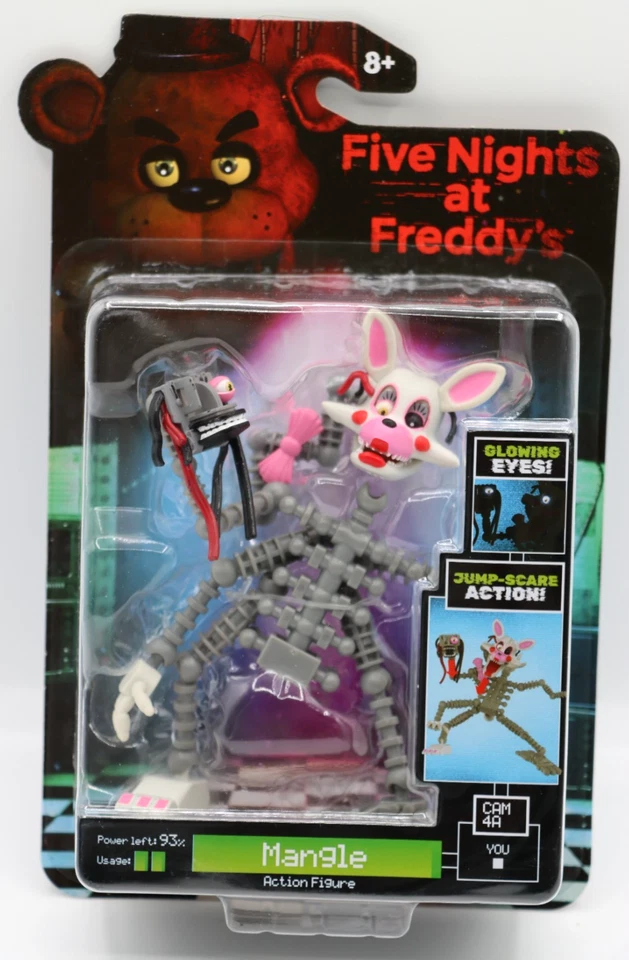Mangle Jazwares FNAF Action Figure – 5" Figure with Jumpscare & Glow Eyes
