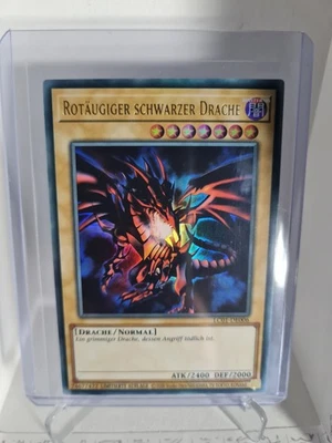 Yu-Gi-Oh! Rotäugiger Schwarzer Drache · LC01-DE006 · UR · 1. Auflage · DE NM  - Bild 1 von 4