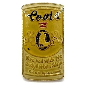Vintage Coors Beer Can Enamel Beer Pin Coors Lapel Pin Pinback Tie Tac Vest Pin - Picture 1 of 3