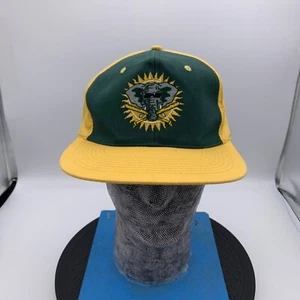 VTG Oakland A’s Athletics Stomper Elephant Color Block B And D Promo Safeway Hat - Picture 1 of 6