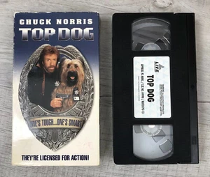Chuck Norris Top Dog VHS Tape 1995 VCR Movie Live Entertainment - Picture 1 of 11