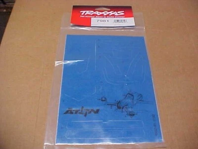 TRAXXAS 7981 = CALCOMANÍAS DE ALTA VISIBILIDAD, AZUL: DRONE ATON (NUEVO) Foto 1 de 3