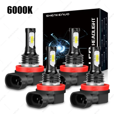 For Buick Terraza 2005-2007 4X LED Headlight Bulbs High&Low Beam Combo Kit 6000K - Image 1 of 4