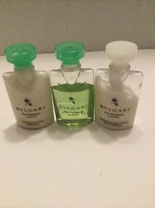 Bvlgari Eau Parfumee Au The Vert Shampoo Conditioner Lotion 1.3 oz Lot of 3 - Picture 1 of 2