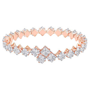 Traditional Rose Gold Plated Adjustable Bajuband with CZ Stone For Girls