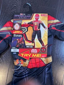 Disney Marvel Spiderman Costume Boys Small or Medium Youth Childrens NWT - Picture 1 of 2