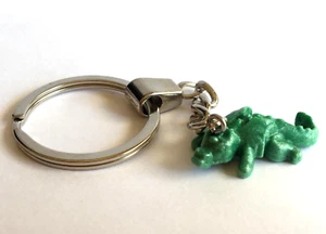 Playmobil Miniature Green Alligator Cayman Lizard Baby Keychain  89 - animal box - Picture 1 of 4