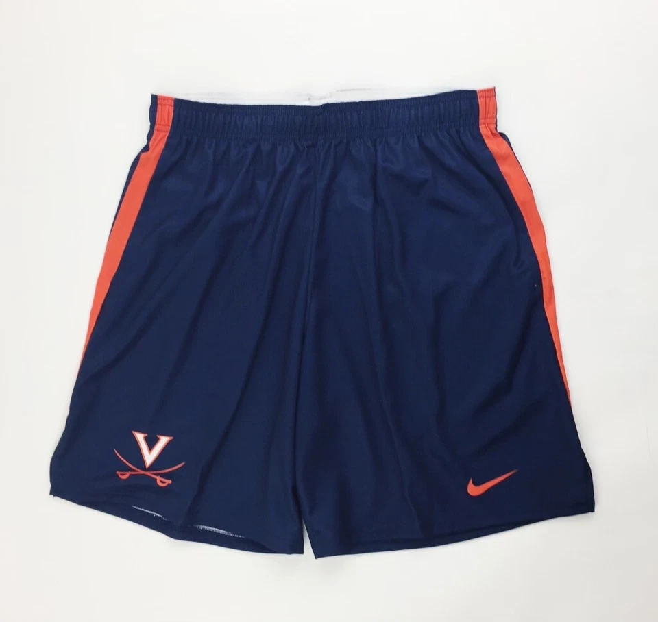 Nike Virginia Cavaliers Lacrosse Game Short Men's Large CT3117 Navy Blue NCAA