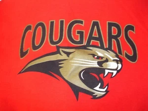 Felpa con cappuccio pullover manica lunga rosso University of Houston Cougars NCAA uomo S - Foto 1 di 6