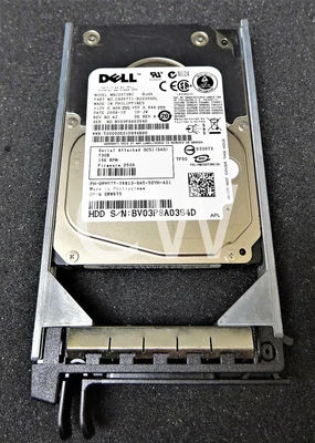 Dell RW675 0RW675 73GB 15K 3G 16MB 2.5in SAS Hard Drive MBC2073RC With Tray - Image 1 of 2