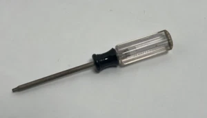 Craftsman 41474 Torx T15 Screwdriver Made in USA Clear Black Handle - Picture 1 of 7