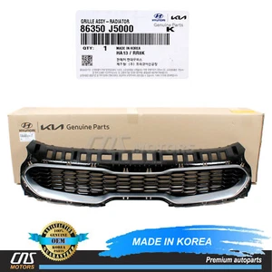 GENUINE Front Radiator Bumper Grille for 18-21 Kia Stinger 2.0L Turbo 86350J5000 - Picture 1 of 8