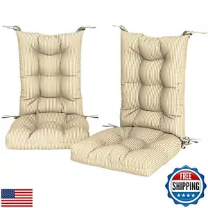 DYTXIII Set of 2 Rocking Chair Cushions for Outdoor/Indoor Use,Water Resisita - Picture 1 of 5