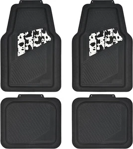 Heavy Duty Rubber 4-Piece Full Set Universal Waterproof Floor Mats for SUV Truck - Picture 1 of 6