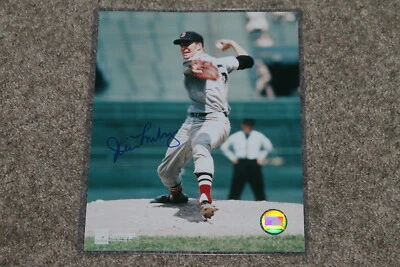 JIM LONBORG AUTOGRAPHED RED SOX 8X10 PHOTO POSE 1 - Image 1 of 2