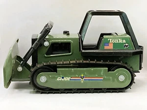Vintage Tonka G.I. Joe Steel Brigade Military Bull Dozer - Picture 1 of 13