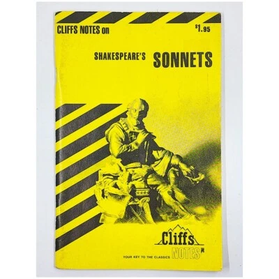 Shakespeare's Sonnets Notes by Cliffs Notes Staff (1965, Paperback) - Image 1 of 4