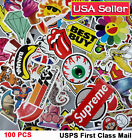 Внешний вид - Lot 100 Random Vinyl Laptop Skateboard Stickers bomb Luggage Decals Dope Sticker