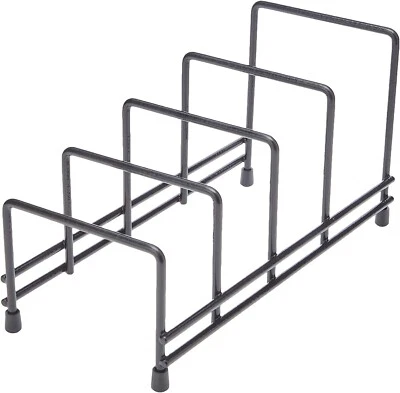Delfinware 2625BK Black Plate Storage Rack - Image 1 of 3